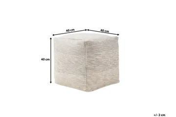 Puff Hirri 40 cm - Grå - Møbler - Stoler - Krakk - Puff