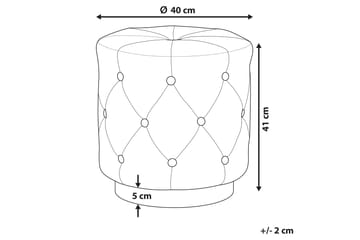 Puff Mizwicki - Grå - Møbler - Stoler - Krakk - Puff