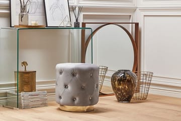 Puff Mizwicki - Grå - Møbler - Stoler - Krakk - Puff