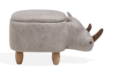Puff Rhino 60 cm - Grå - Møbler - Stoler - Krakk - Puff