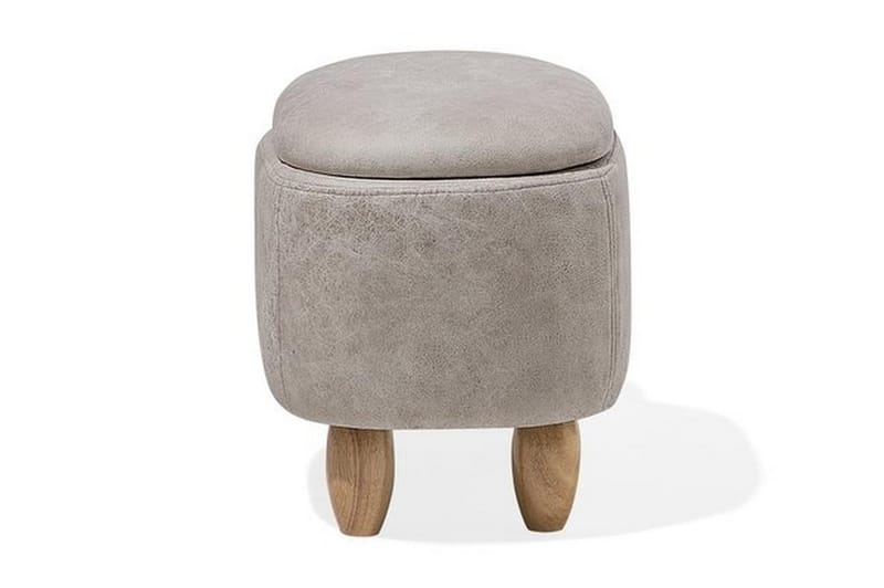 Puff Rhino 60 cm - Grå - Møbler - Stoler - Krakk - Puff