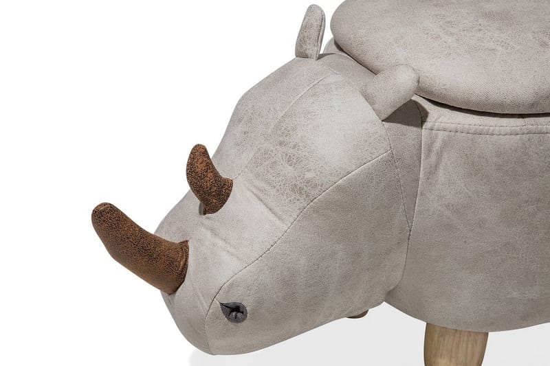 Puff Rhino 60 cm - Grå - Møbler - Stoler - Krakk - Puff