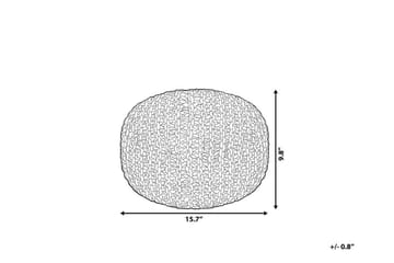 Pute Conrad 40 cm - Blå - Møbler - Stoler - Krakk - Puff