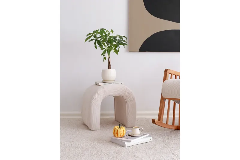 Ramdas Sittepuff 51 cm, Hvit