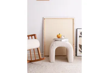 Ramdas Sittepuff 51 cm - Hvit - Møbler - Stoler - Krakk - Puff