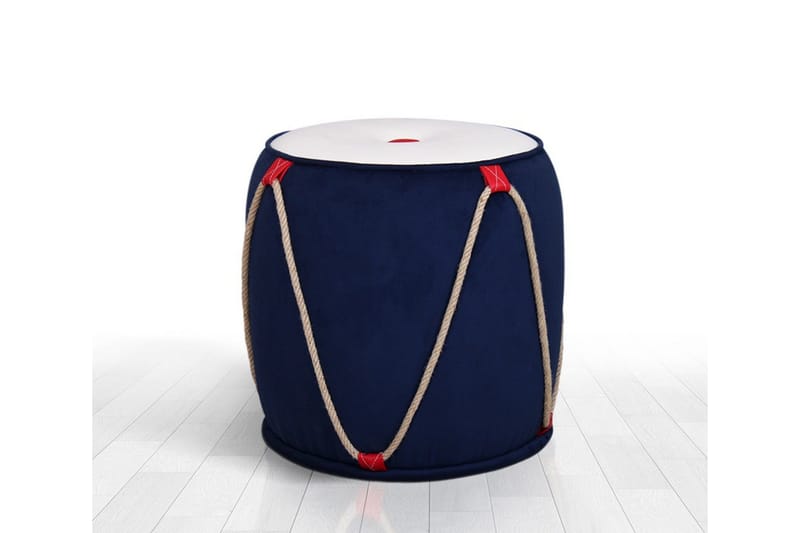 Redlands Sittepuff 42 cm - Blå - Møbler - Stoler - Krakk - Puff