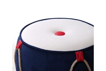 Redlands Sittepuff 42 cm - Blå - Møbler - Stoler - Krakk - Puff