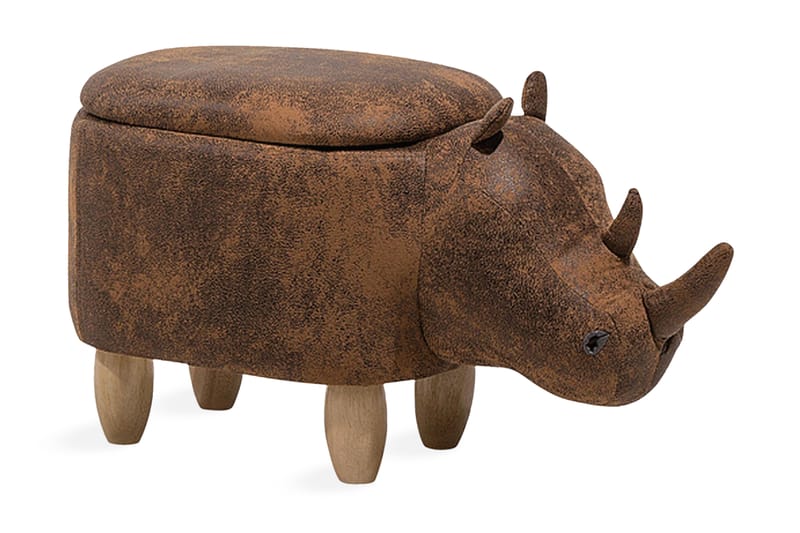 Puff Rhino 60 cm - Brun - Puff