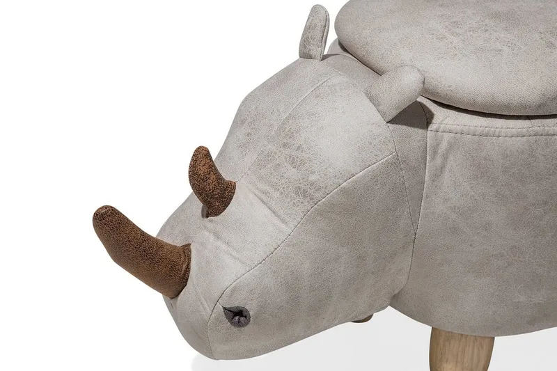 Rhino Puff 60 cm - Grå - Møbler - Stoler - Krakk - Puff