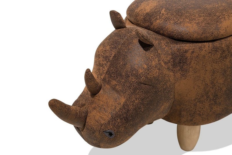 Rhino Puff 60 cm - Brun - Møbler - Stoler - Krakk - Puff
