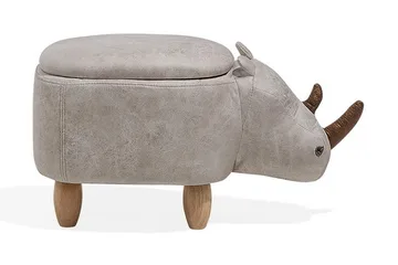 Rhino Puff 60 cm - Grå - Møbler - Stoler - Krakk - Puff