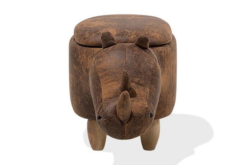 Rhino Puff 60 cm - Brun - Møbler - Stoler - Krakk - Puff