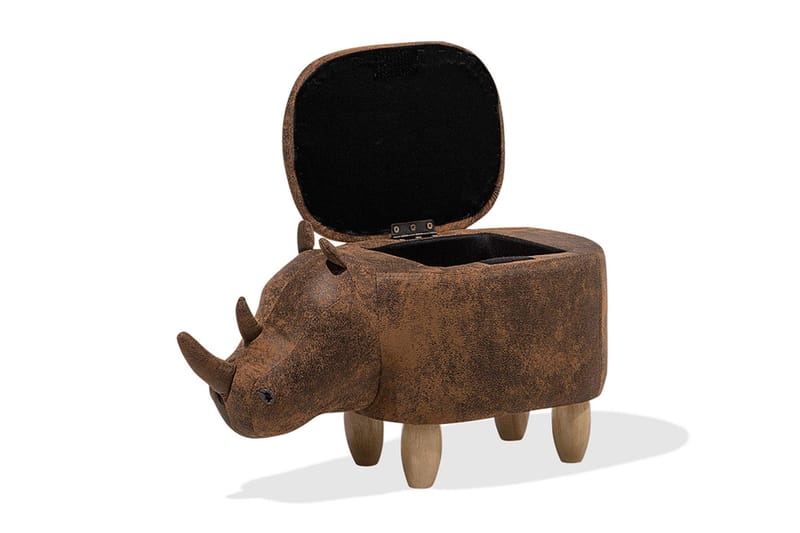 Rhino Puff 60 cm - Brun - Møbler - Stoler - Krakk - Puff