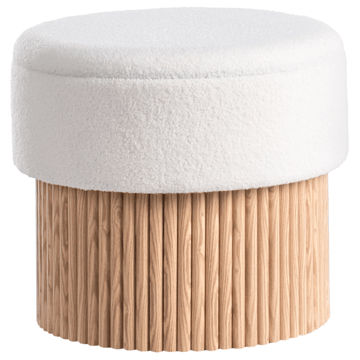 Puff Richey - Off-White - Møbler - Stoler - Krakk - Puff