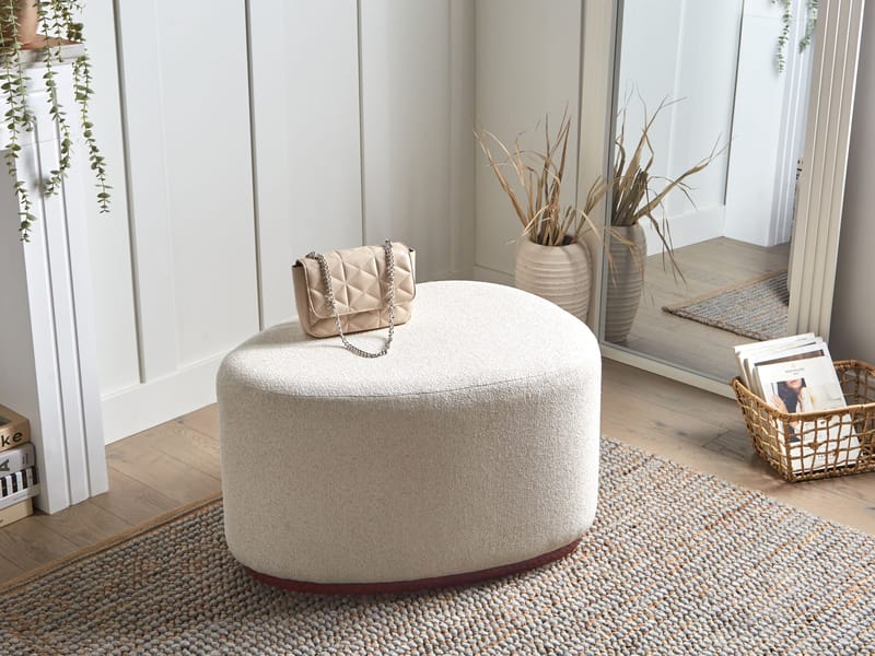 Puff Saco - Lys beige - Møbler - Stoler - Krakk - Puff