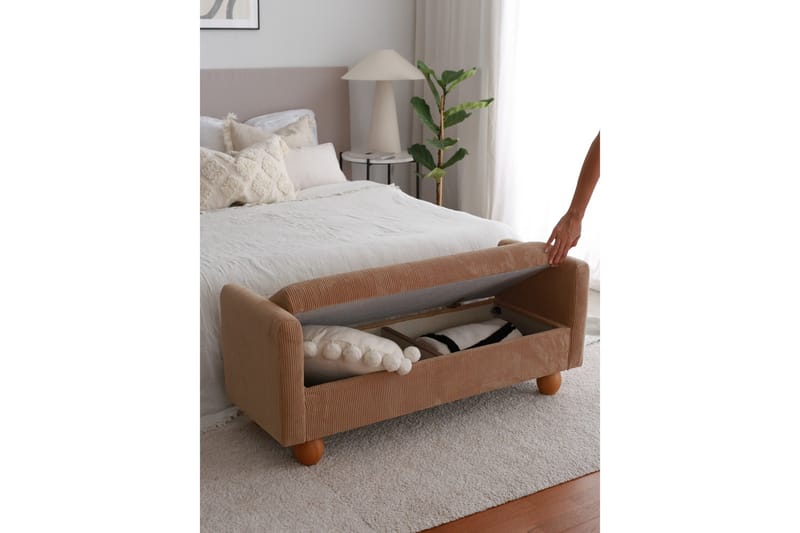 Sandikli Sittepuff 115 cm - Camel - Møbler - Stoler - Krakk - Puff