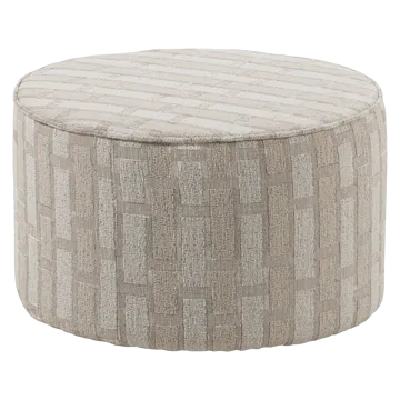 Puff Sarli 60 cm rundt - Natur/Beige - Møbler - Stoler - Krakk - Puff