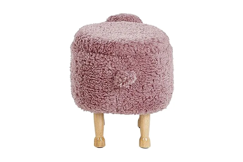 Sauepuff med oppbevaring - Rosa - Møbler - Stoler - Krakk - Puff