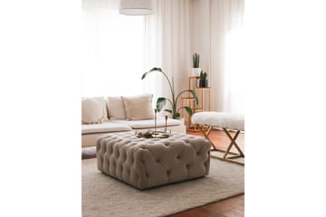 Seban Sittepuff 80 cm - Cream - Møbler - Stoler - Krakk - Puff