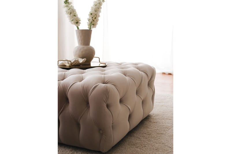 Seban Sittepuff 80 cm - Cream - Møbler - Stoler - Krakk - Puff