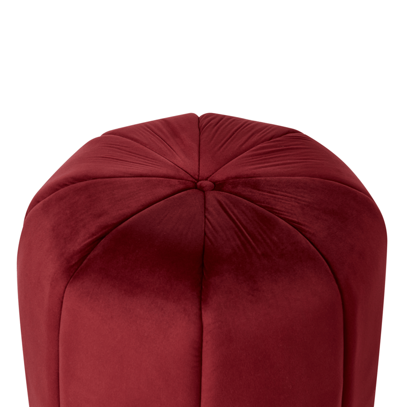 Puff Selby - Mørkerød - Møbler - Stoler - Krakk - Puff