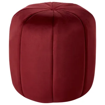 Puff Selby - Mørkerød - Møbler - Stoler - Krakk - Puff