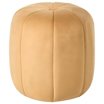 Puff Selby - Sennepsgul - Møbler - Stoler - Krakk - Puff