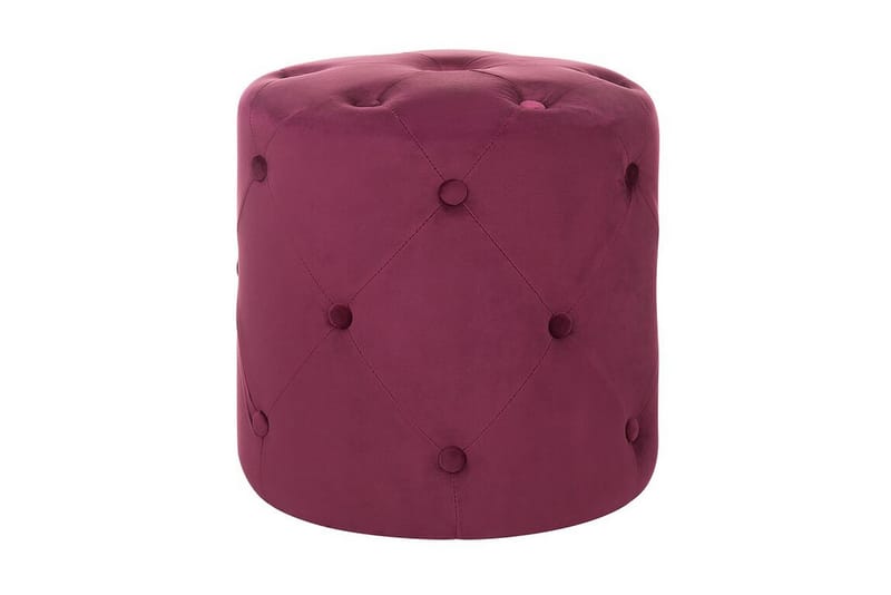Sittepuff Birckett Fløyel, Rød