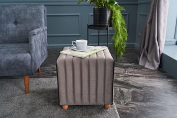 Sittepuff Mojajua - Grå / Natur - Møbler - Stoler - Krakk - Puff