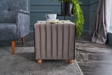 Sittepuff Mojajua - Grå / Natur - Møbler - Stoler - Krakk - Puff