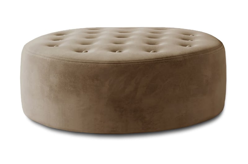 Sittepuff Montona Rund - Beige - Puff