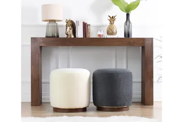 Sittepuff New Britain 42 cm - Beige - Møbler - Stoler - Krakk - Puff