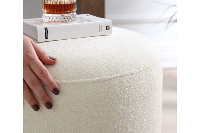 Sittepuff New Britain 42 cm - Beige - Møbler - Stoler - Krakk - Puff