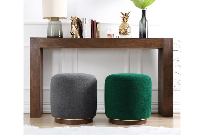 Sittepuff New Britain 42 cm - Grå - Møbler - Stoler - Krakk - Puff