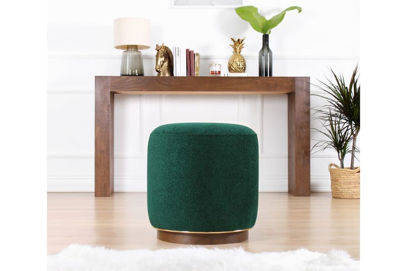Sittepuff New Britain 42 cm - Mørkegrønn - Møbler - Stoler - Krakk - Puff