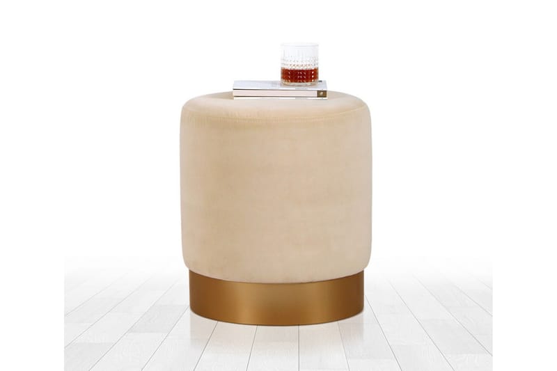 Sittepuff Rockville 40 cm - Beige - Møbler - Stoler - Krakk - Puff