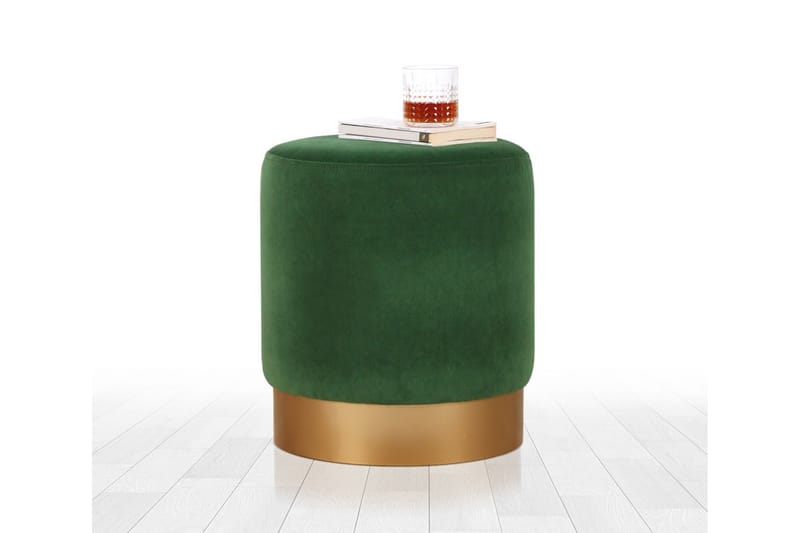 Sittepuff Rockville 40 cm - Grønn - Møbler - Stoler - Krakk - Puff