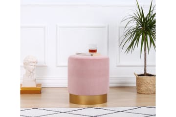 Sittepuff Rockville 40 cm - Rosa - Møbler - Stoler - Krakk - Puff