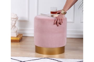 Sittepuff Rockville 40 cm - Rosa - Møbler - Stoler - Krakk - Puff