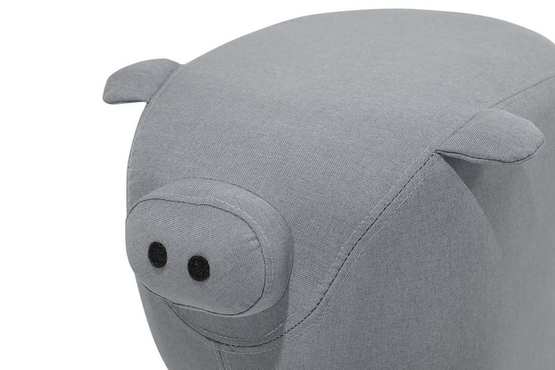 Sittepuff Piggy 50 cm - Grå - Puff