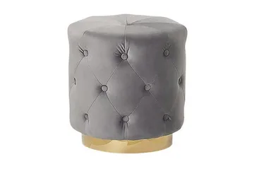 Sittpuff Grå - Møbler - Stoler - Krakk - Puff