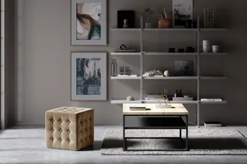 Soltau Sittepuff - Beige - Møbler - Stoler - Krakk - Puff