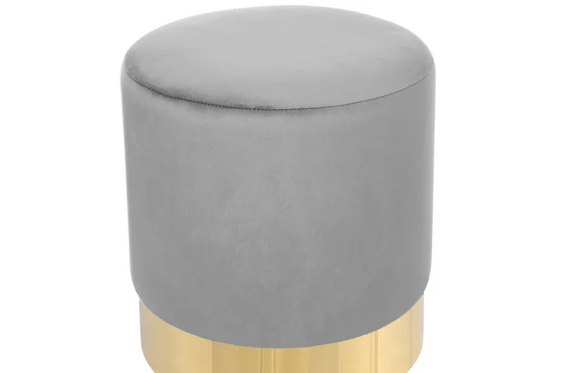 SOPHIA Puff 39 cm - Grå - Møbler - Stoler - Krakk - Puff