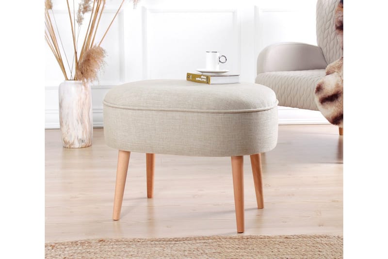 Sparks Sittepuff 63 cm - Beige - Møbler - Stoler - Krakk - Puff