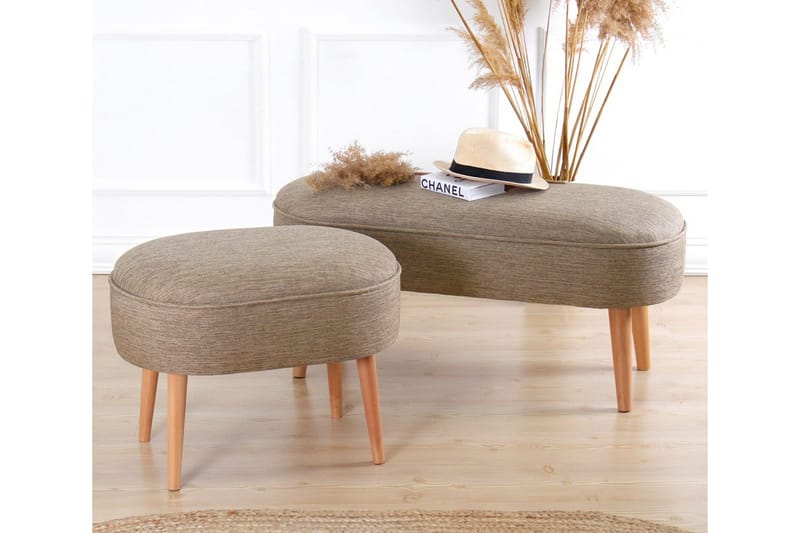 Sparks Sittepuff 63 cm - Brun - Møbler - Stoler - Krakk - Puff