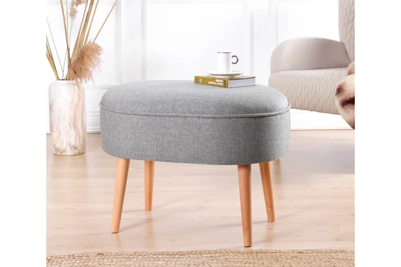 Sparks Sittepuff 63 cm - Grå - Møbler - Stoler - Krakk - Puff