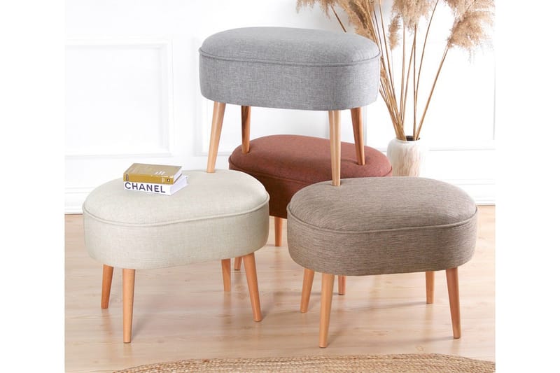 Sparks Sittepuff 63 cm - Grå - Møbler - Stoler - Krakk - Puff