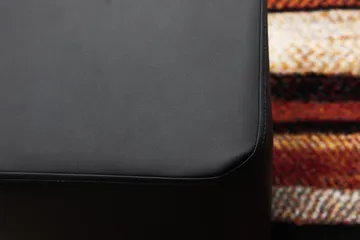 Square Puff Lær - Svart - Møbler - Stoler - Krakk - Puff