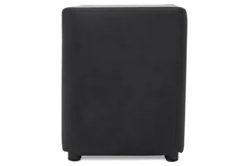 Square Puff Lær - Svart - Møbler - Stoler - Krakk - Puff