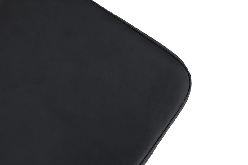 Square Puff Lær - Svart - Møbler - Stoler - Krakk - Puff